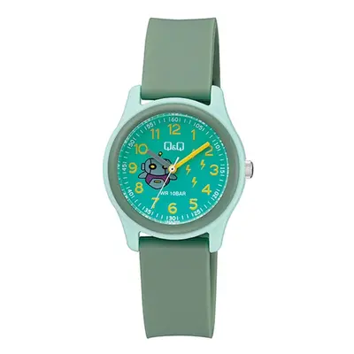 MONTRE Q&Q ENFANT SILICONE VERT