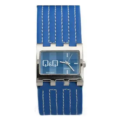 MONTRE Q&Q FEMME CUIR BLEU