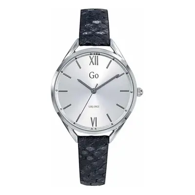 MONTRE GO MADEMOISELLE CUIR PEAU DE SERPENT NOIR