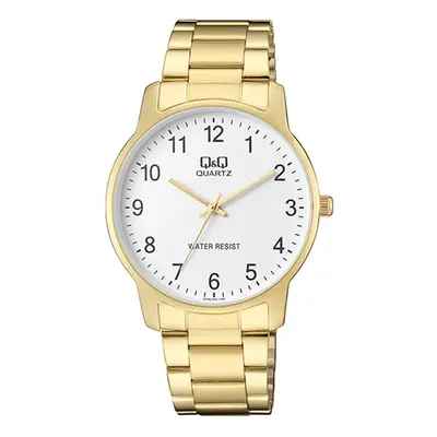 MONTRE Q&Q HOMME CLASSIQUE ACIER OR