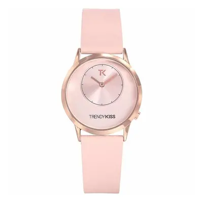 MONTRE TRENDY KISS FEMME CUIR ROSE