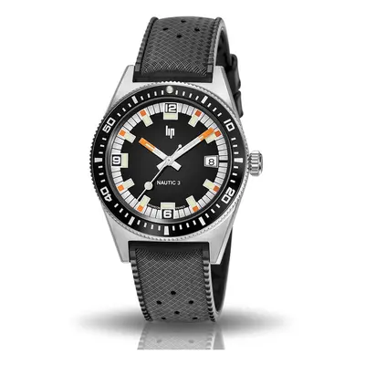 MONTRE LIP NAUTIC 3 39MM VINTAGE NOIR