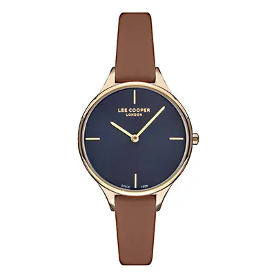 MONTRE LEE COOPER CUIR MARRON FEMME