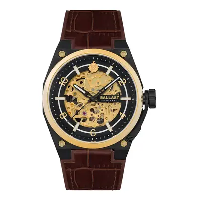 MONTRE BALLAST VALIANT OFFICIER AUTOMATIC BROWN