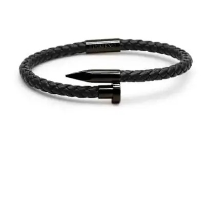 DUVERNET BRACELET CLOU DE COEUR NOIR ONYX - 170 mm