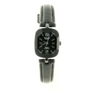 MONTRE OMAX CUIR NOIR FEMME