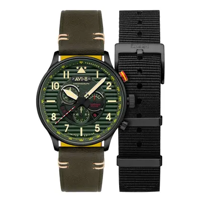 MONTRE AVI-8 FLYBOY SPIRIT OF TUSKEGEE VERT