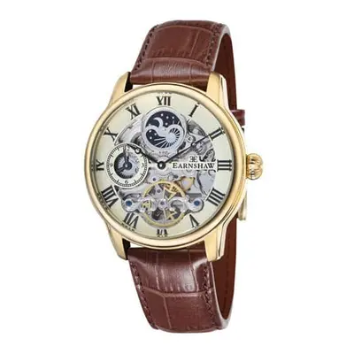 MONTRE EARNSHAW DUAL TIME GOLDEN CHAMPAGNE