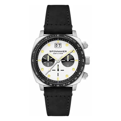 MONTRE SPINNAKER HULL CHRONOGRAPH PANDA BLANC