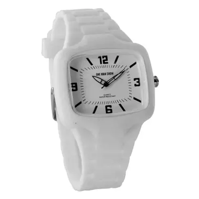 MONTRE ONE MAN SHOW HOMME SILICONE BLANC