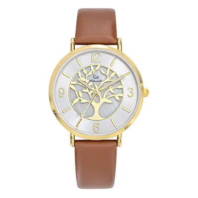 MONTRE GO MADEMOISELLE CUIR MARRON