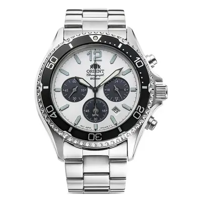 MONTRE ORIENT MAKO LIGHT CHARGED CHRONOGRAPH WHITE