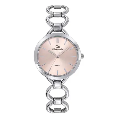 MONTRE GO MADEMOISELLE EN ACIER CADRAN ROSE