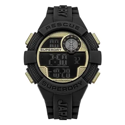 MONTRE SUPERDRY DIGITAL EN SILICONE NOIR