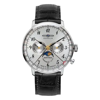 MONTRE ZEPPELIN LZ 129 HINDENBURG MOONPHASE NOIR