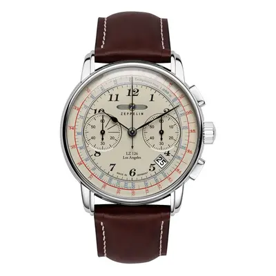 MONTRE ZEPPELIN LZ 126 LOS ANGELES HOMME CADRAN BEIGE