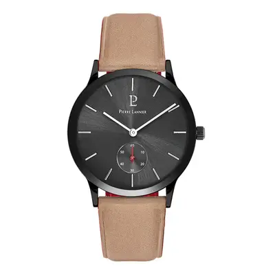 MONTRE PIERRE LANNIER STYLE CUIR SABLE