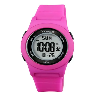 MONTRE XONIX EN SILICONE ROSE ENFANT