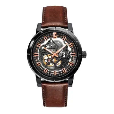 MONTRE PIERRE LANNIER AUTOMATIC SQUELETTE MARRON