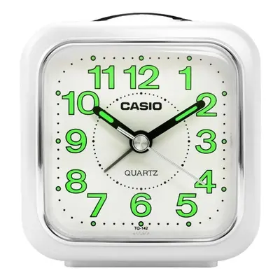 RÉVEIL CASIO ANALOGIQUE PLASTIQUE BLANC