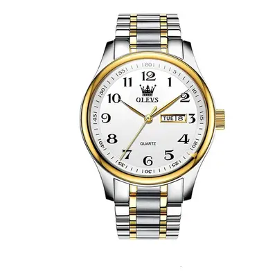 MONTRE OLEVS QUARTZ FEMME CADRAN BLANC