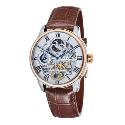 MONTRE EARNSHAW LONGITUDE DUAL TIME AUTOMATIC FINE BROWN