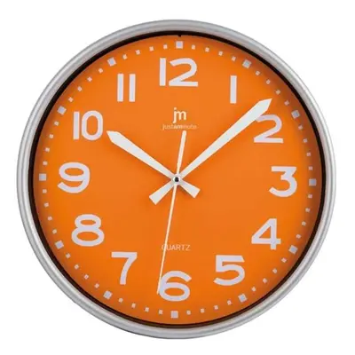 HORLOGE JUSTAMINUTE MURALE ORANGE