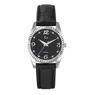 MONTRE GO MADEMOISELLE NOIR BOITIER ARGENT