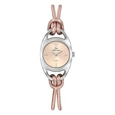 MONTRE GO MADEMOISELLE CUIR DORÉ ROSE