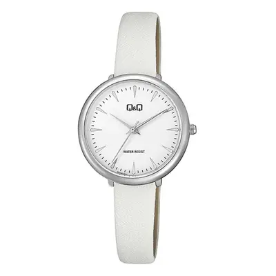 MONTRE Q&Q FEMME BOITIER ROND BLANC