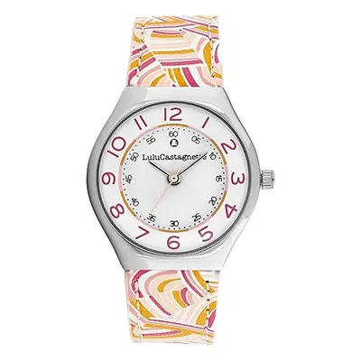 MONTRE LULUCASTAGNETTE FILLE ANALOGIQUE ROUGE