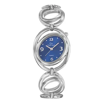 MONTRE GO MADEMOISELLE ACIER ARGENTÉ CADRAN BLEU