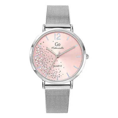 MONTRE GO MADEMOISELLE ACIER ARGENTÉ CADRAN ROSE