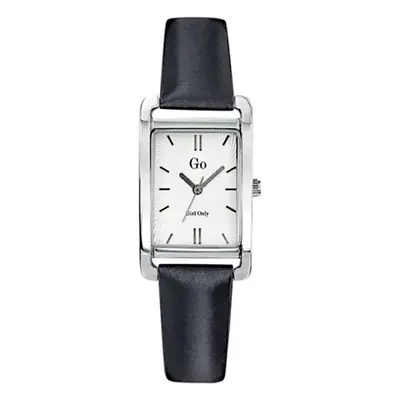 MONTRE GO MADEMOISELLE EN CUIR NOIR