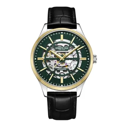 MONTRE KENNETH COLE AUTOMATIQUE SKELETON VERT 42MM