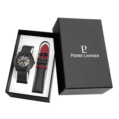 MONTRE PIERRE LANNIER AUTOMATIC SQUELETTE COFFRET HOMME