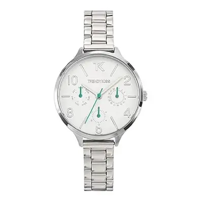 MONTRE TRENDY KISS FEMME ANALOGIQUE ARGENT BOÎTIER RONDE