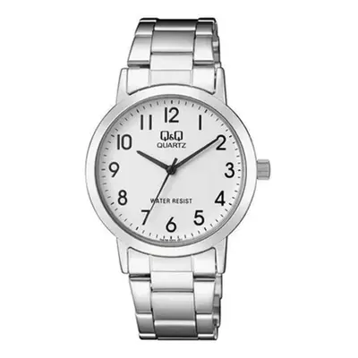 MONTRE Q&Q HOMME ANALOGIQUE ACIER CADRAN BLANC