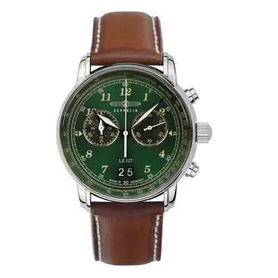 MONTRE ZEPPELIN LZ 127 GRAF ZEPPELIN HOMME CADRAN VERT