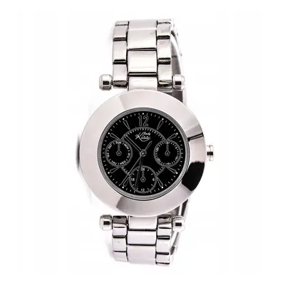 MONTRE TRENDY KISS FEMME ANALOGIQUE DATE ACIER ARGENT