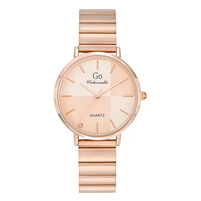 MONTRE GO MADEMOISELLE ACIER DORÉ ROSE CADRAN DORÉ ROSE