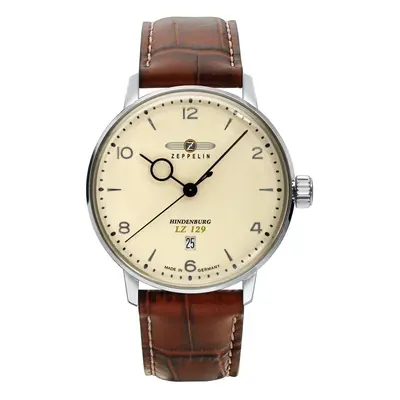 MONTRE ZEPPELIN LZ 129 HINDENBURG HOMME CUIR MARRON