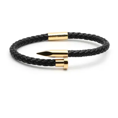 DUVERNET BRACELET CLOU DE COEUR NOIR OR - 170 mm