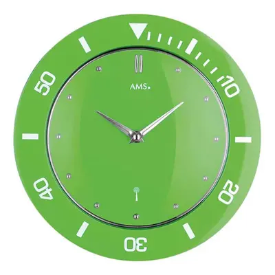 AMS HORLOGE MURALE VERT