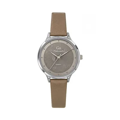 MONTRE GO MADEMOISELLE CUIR MARRON