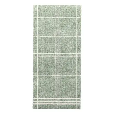 Serviettes "ROYAL Collection" pliage 1/6 48 cm x 33 cm vert foncé "Kitchen Craft"