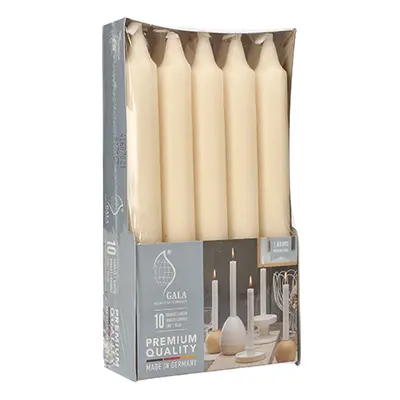 Bougies de table Ø 2,1 cm · 19,3 cm crème (Carton)