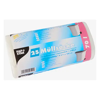 Sacs poubelle, HDPE 70 l 100 cm x 57,5 cm transparent (Carton)