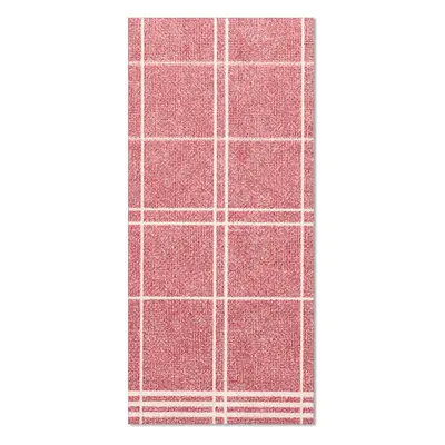 Serviettes "ROYAL Collection" pliage 1/6 48 cm x 33 cm bordeaux "Kitchen Craft"