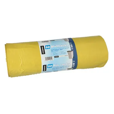 Sacs poubelle, LDPE 120 l 110 cm x 70 cm jaune